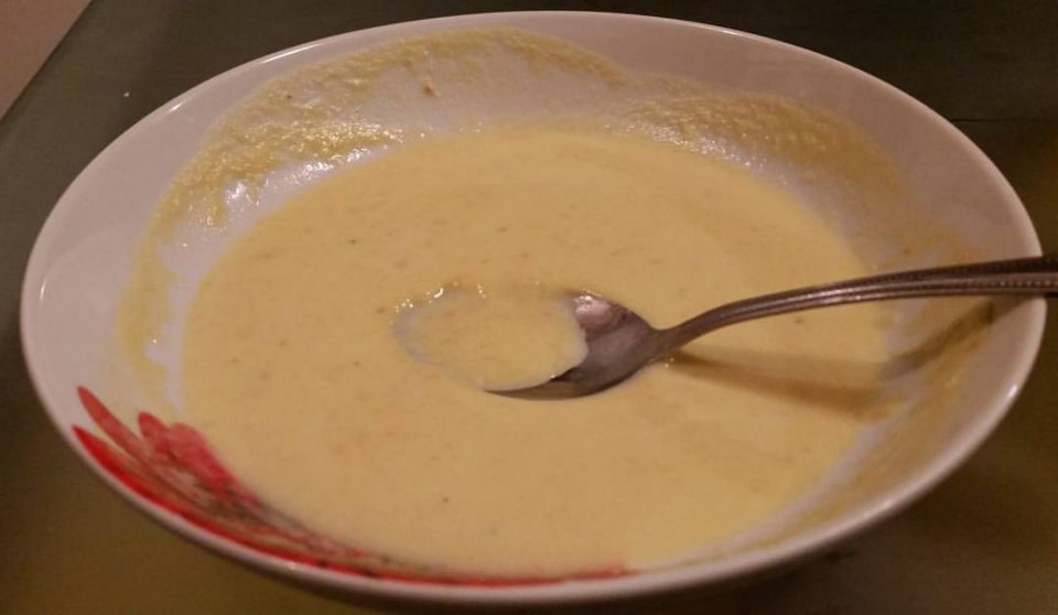 Soupe de choux de Bruxelles aux lardons