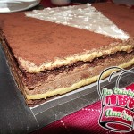 L'Arlequin de Demarle Génoise chocolat, crème brûlée et mousse au chocolat annso-cuisine.fr AnnSo Cuisine