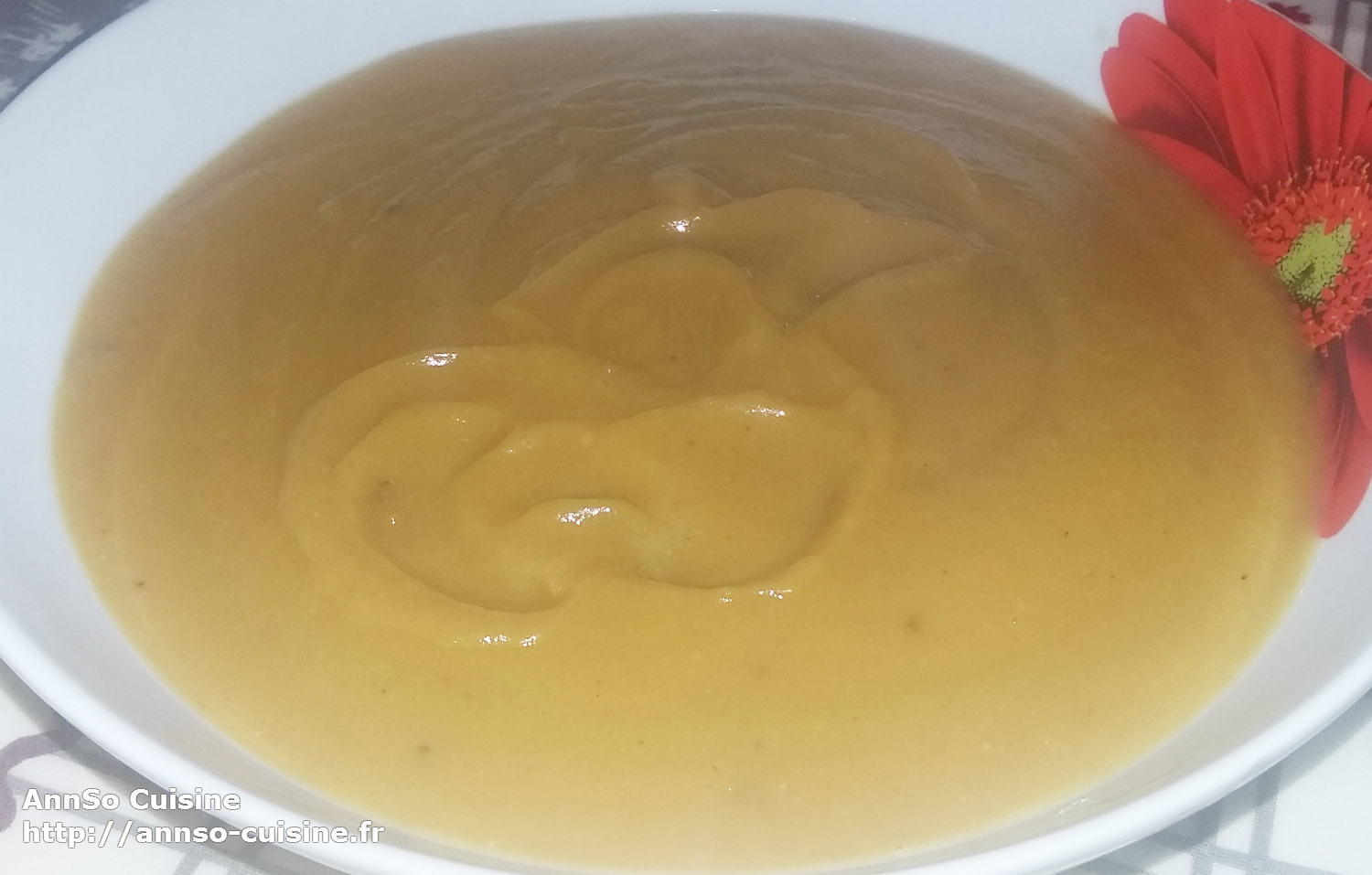 Velouté potiron châtaigne AnnSo Cuisine