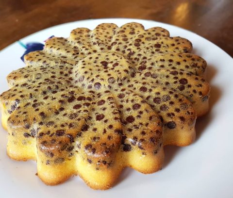 Gâteau à la vanille et pépites de chocolat