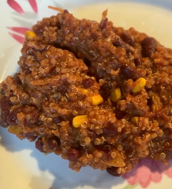 Chili végétarien au quinoa au cookeo