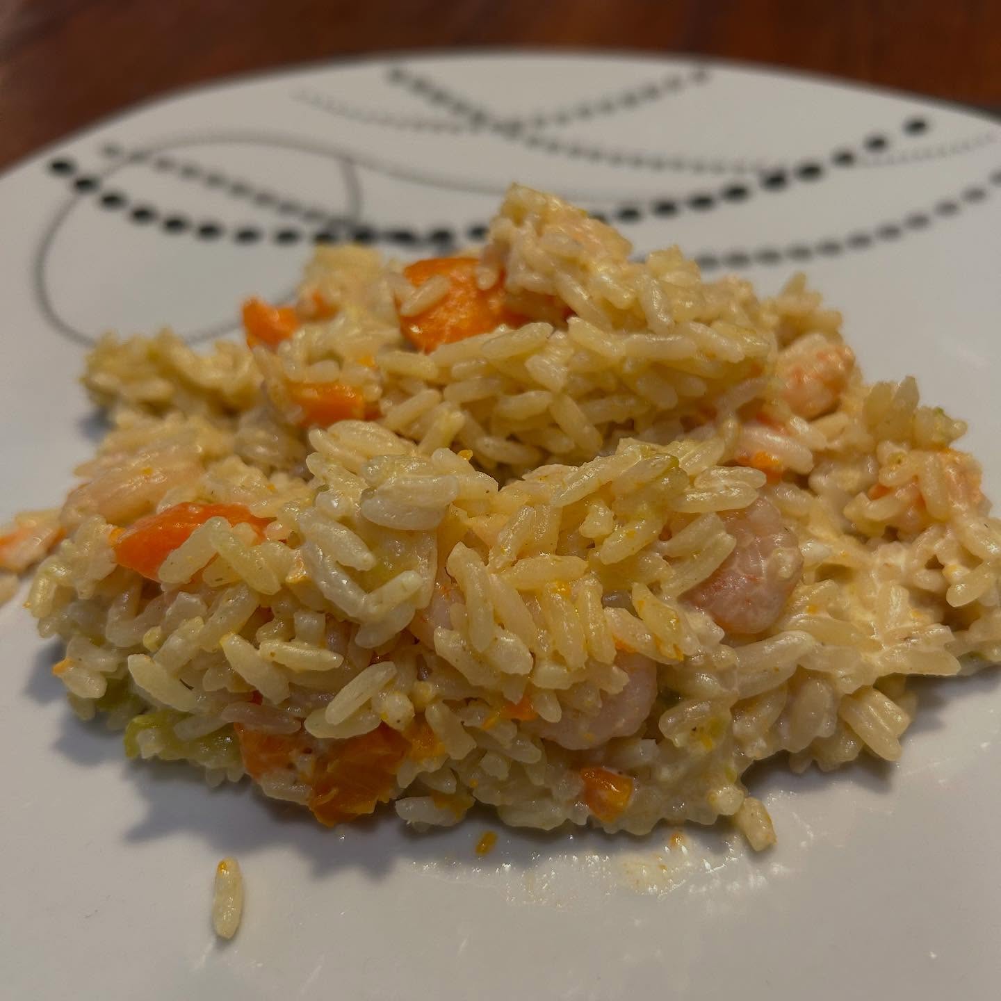 Riz au curry et crevettes au cookeo